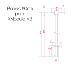 Barres  pour XModule V3