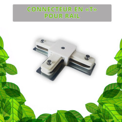 Connecteur en T pour rail