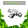 Connecteur en T pour rail