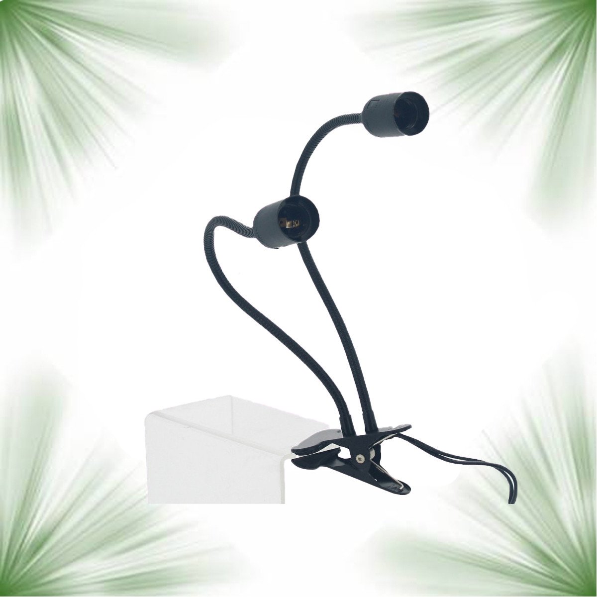 Soporte Lámpara Con Clip Flexible De 2 Metros Y Enchufe UK – Ideal Para Lectura O Taller (Mercury)