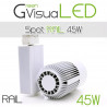 GVL - SPOT 45 - Eclairage horticole LED pour plantes sur RAIL 360°