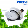 Spot encastrable 12W - LED CREE - 360° pour l'éclairage de tableaux et murs végétaux