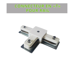 Connecteur en T pour rail