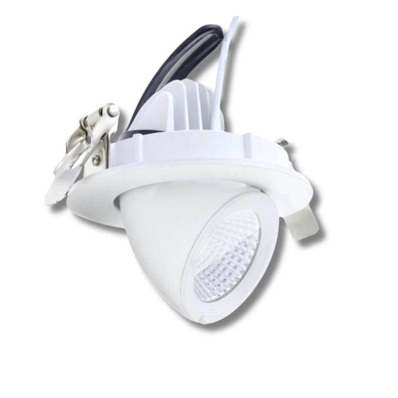Foco empotrable 12W - CREE LED - 360° para iluminar cuadros y paredes vegetales