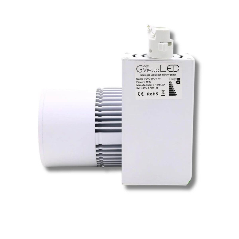 45W Pflanzenstrahler für Schienen, CRI 90+ | GreenVisuaLED