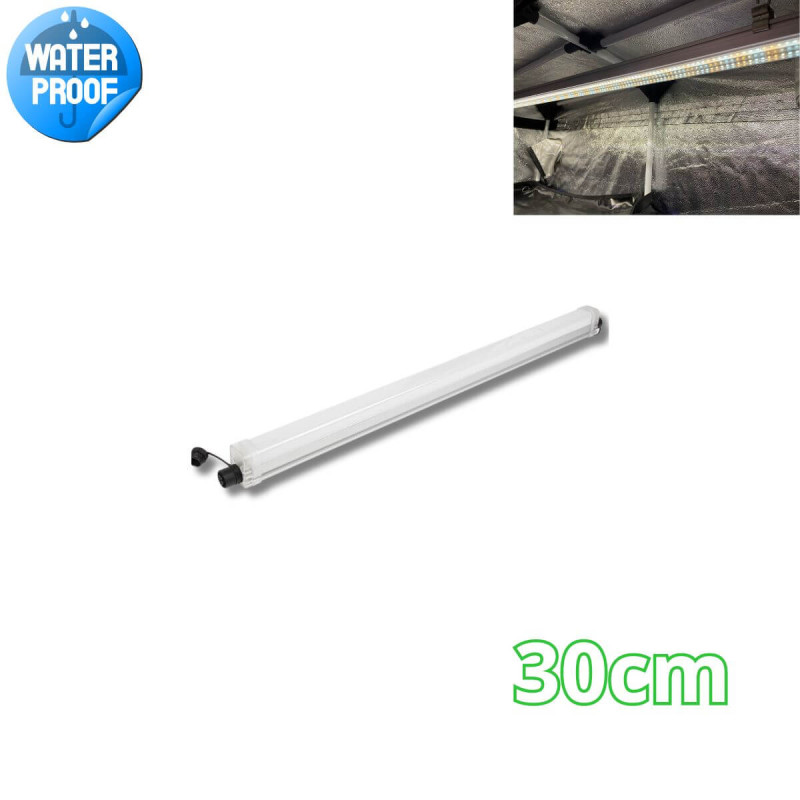 SpectraLINE IP65 30 cm 10 W V2 - Resistente al agua - Iluminación hortícola blanca para bonsáis, cactus y plantas de interior