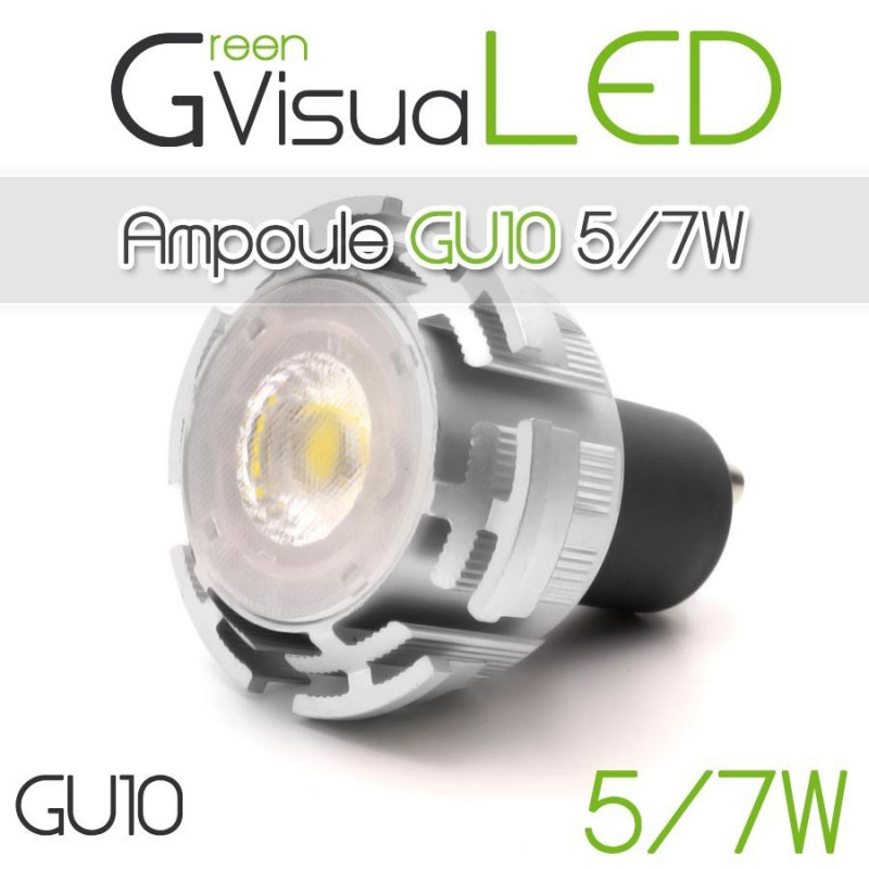 Pack 6 LED Bulbs GU10 | GreenVisuaLED | Horticultural Lighting