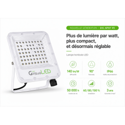 copy of 200W LED-Gartenbaulampe - GVL SPOT V4 - Beleuchtung für Grünpflanzen und grüne Wände