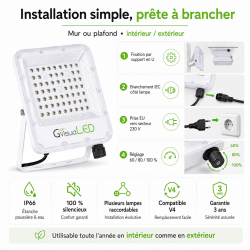 copy of 200W LED horticultural lamp - GVL SPOT V4