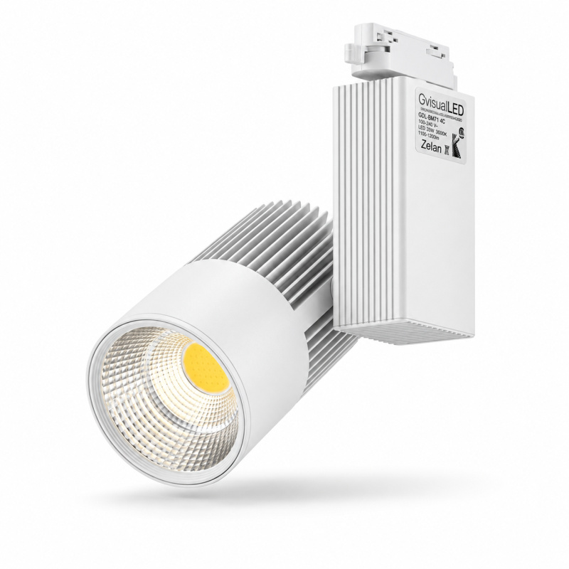 Spot horticole LED GVL 45W pour murs végétaux - Rail 360°