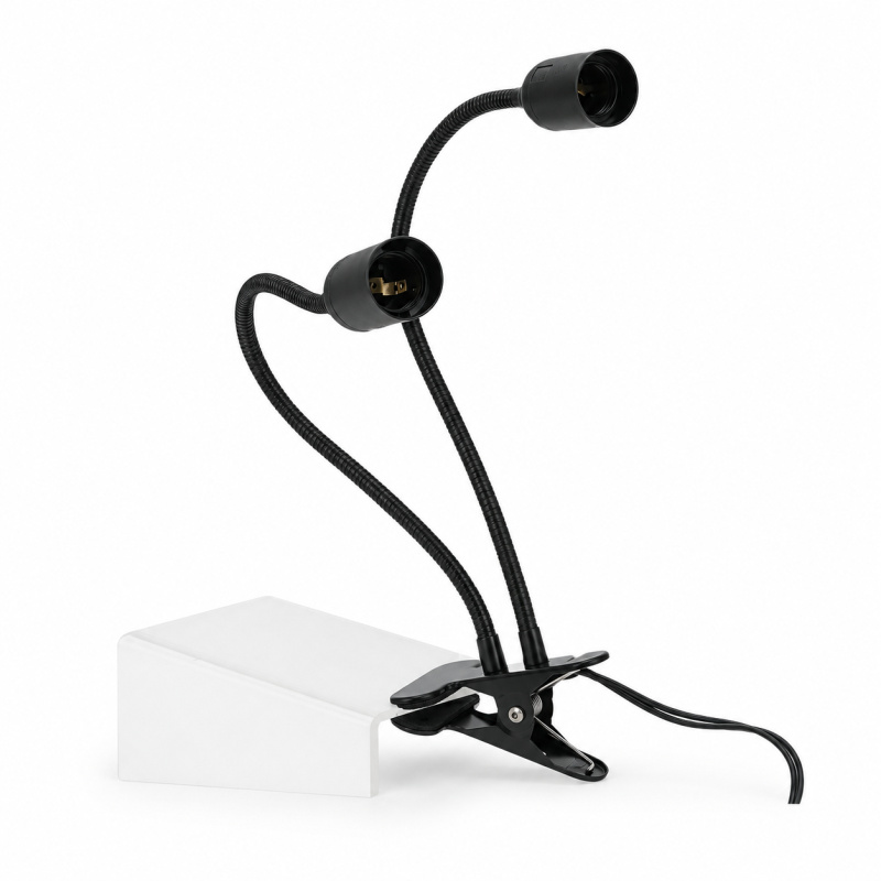 Double Support CLIP - Flexible pour ampoule horticole LED E27