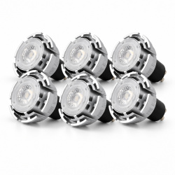 Pack 6 LED Bulbs GU10 | GreenVisuaLED | Horticultural Lighting