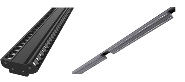 GVL - Barre LED sur Rail 60W - Éclairage Horticole LED pour murs végétaux