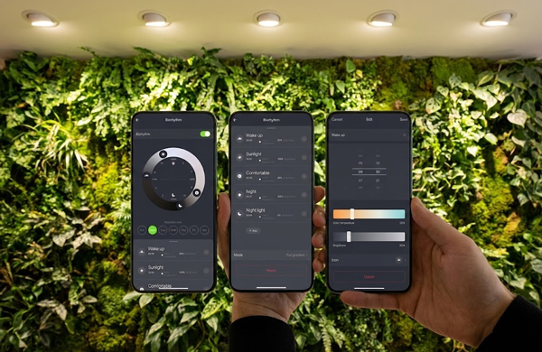Pilotage Tuya du spot GreenVisuaLED avec biorythme lumineux