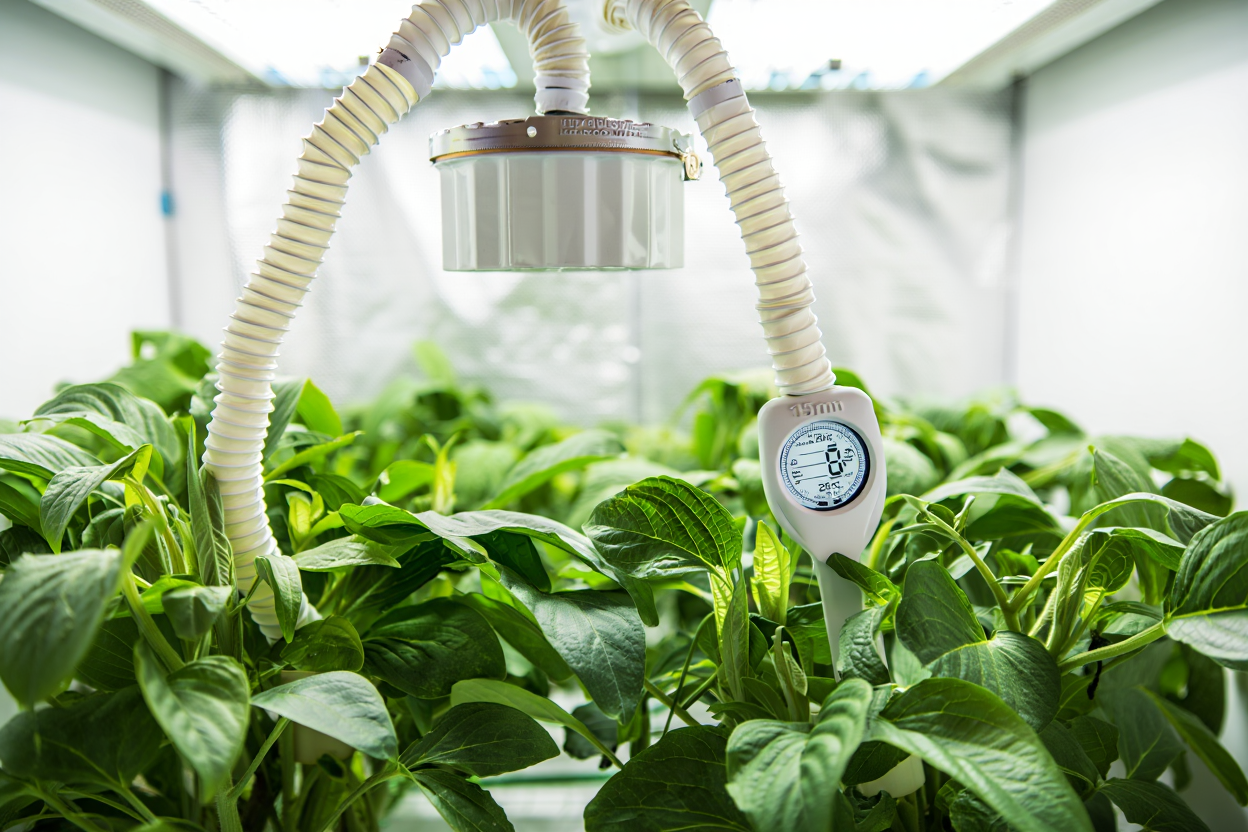 Système de ventilation pour lampe horticole