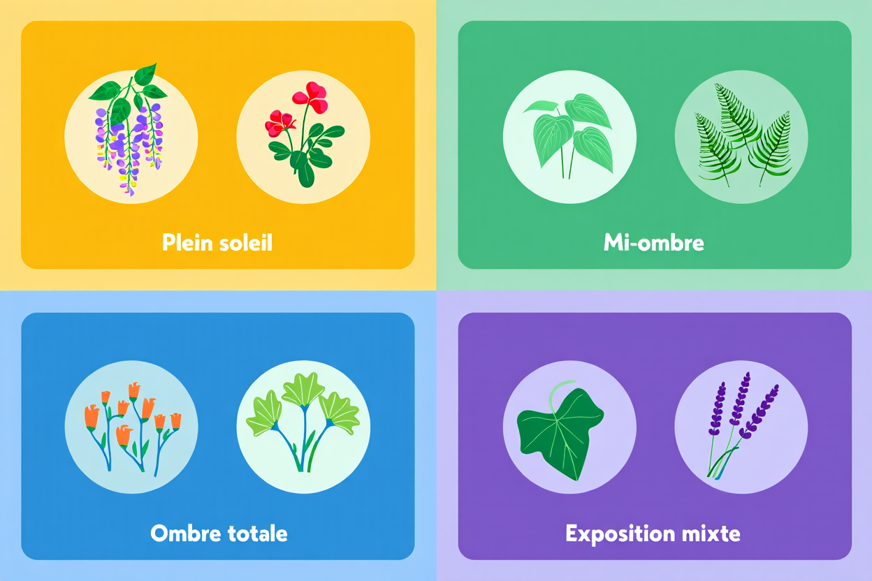 Guide d'exposition pour plantes de mur végétal