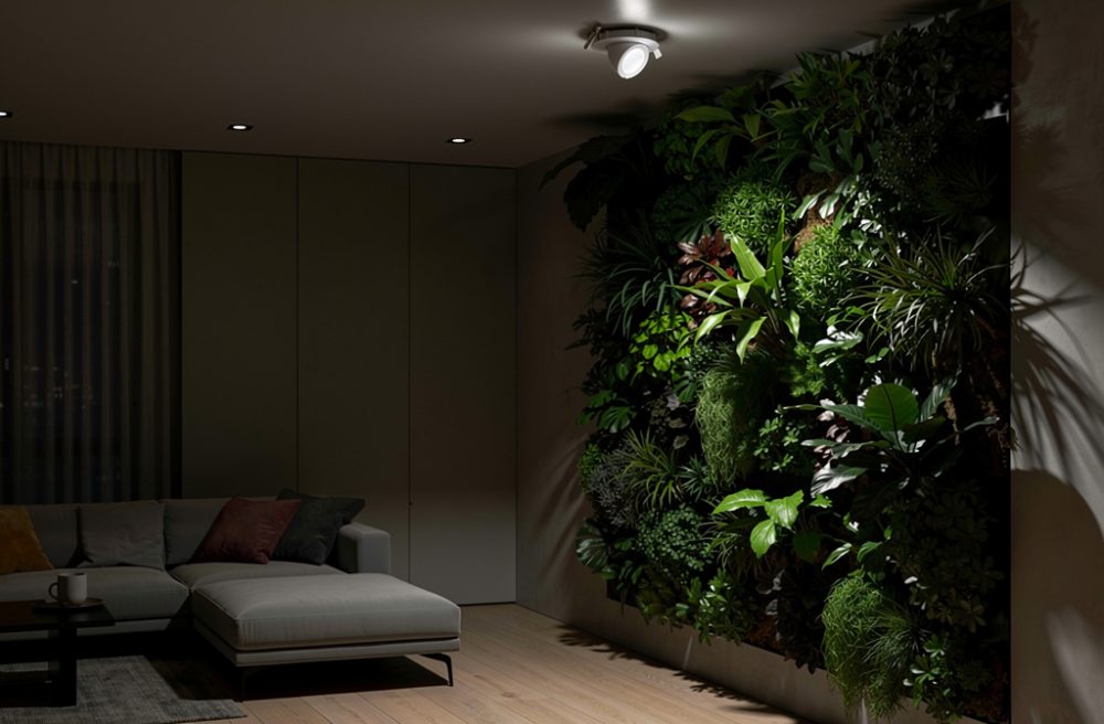 Éclairage encastrable pour tableau végétal : spots led 12w à 50w