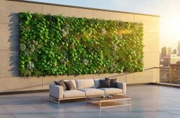 Mur végétal artificiel extérieur - Haie et feuillage premium